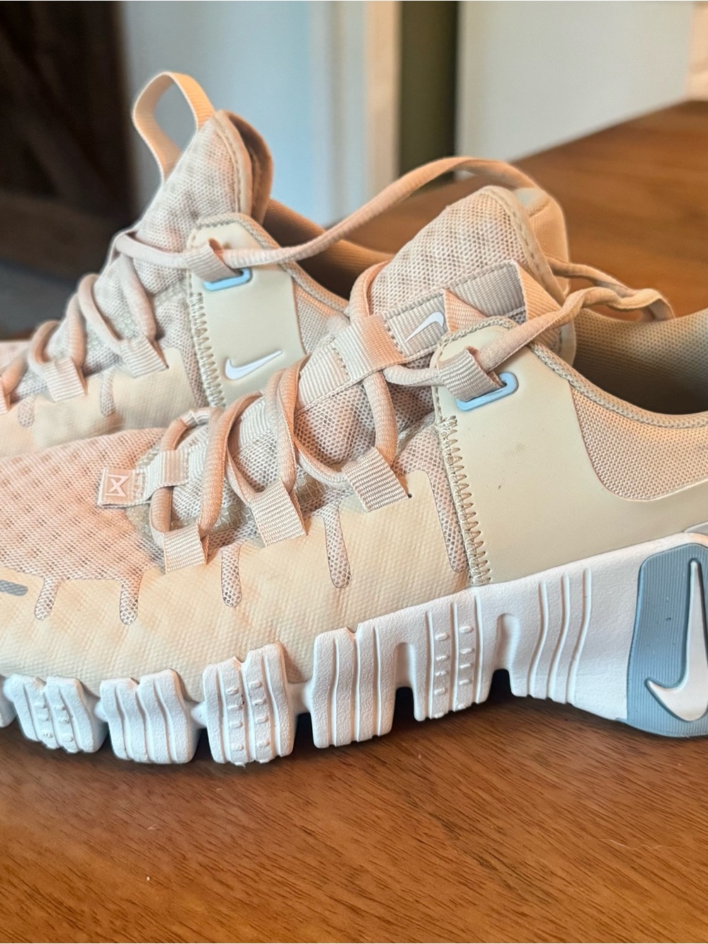 Nike Women's Athletic Shoes Beige and White